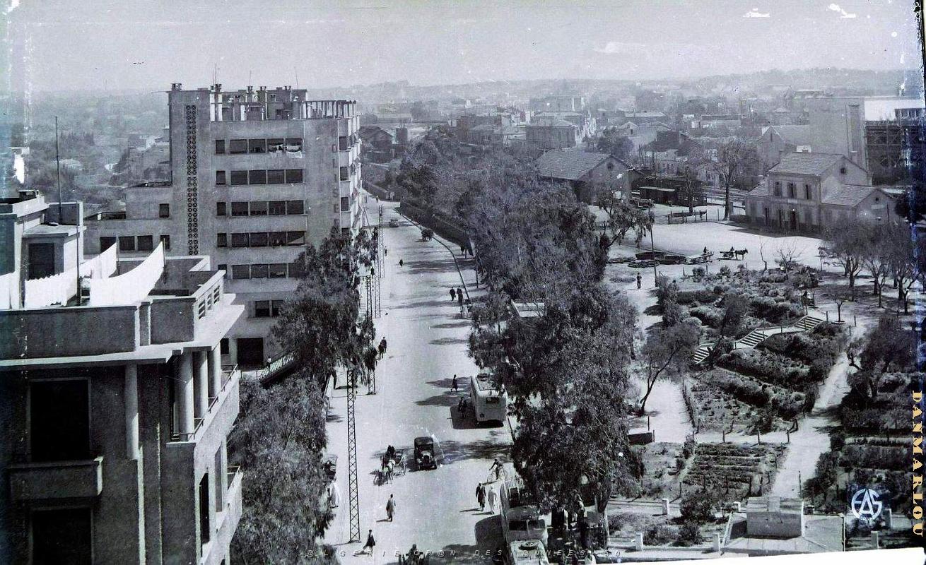 Mostaganem 530- Route de Pelissier- La gare  COLLECTION DES AMIS DE ND DE SANTA CRUZ.JPG